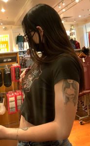 MMM nerdy brunette with tight ass in flare jeans