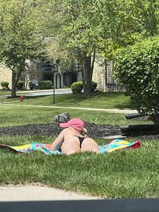 (First Post) Neighbors Sunbathing