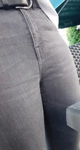 Tight jeans teen waitress crotch shots