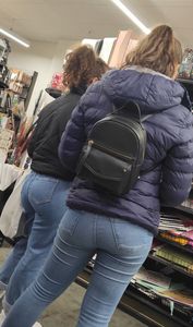 Duo in tight jeans