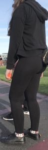 Perfect P shape + slight camel toe